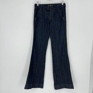 Old Navy Jeans Women's 0 Gray Denim The Flirt Bootcut Regular Fit Midrise Cuffed